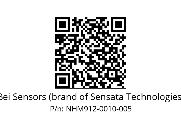  NHM9_12//5V2//D10//V3R020// Bei Sensors (brand of Sensata Technologies) NHM912-0010-005