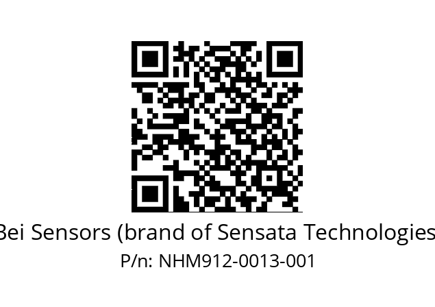  NHM9_12//5VM//D13//V6R// Bei Sensors (brand of Sensata Technologies) NHM912-0013-001