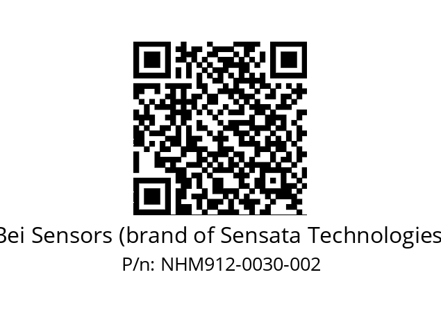  NHM9_12//5V2//D30//V6R// Bei Sensors (brand of Sensata Technologies) NHM912-0030-002