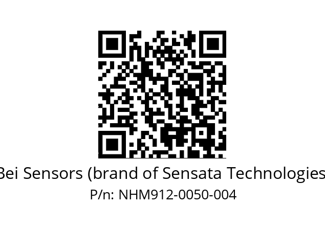  NHM9_12//5VM//D50//V6R// Bei Sensors (brand of Sensata Technologies) NHM912-0050-004