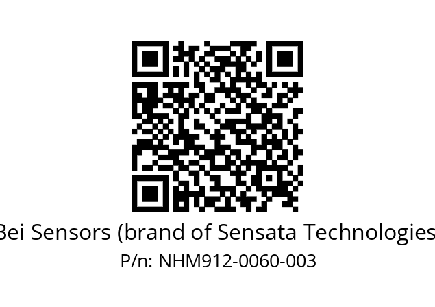  NHM9_12//5V2//D60//V6R// Bei Sensors (brand of Sensata Technologies) NHM912-0060-003