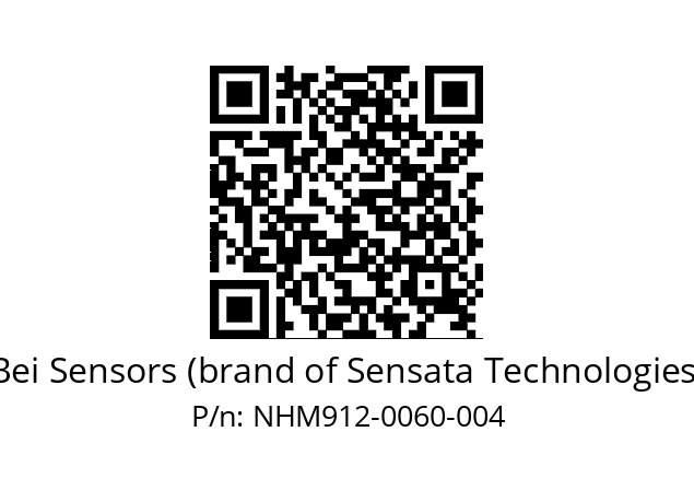  NHM9_12//5V2//D60//V3R020// Bei Sensors (brand of Sensata Technologies) NHM912-0060-004