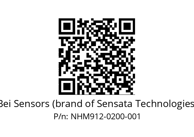  NHM9_12//5NC5//00200M15//N6R// Bei Sensors (brand of Sensata Technologies) NHM912-0200-001