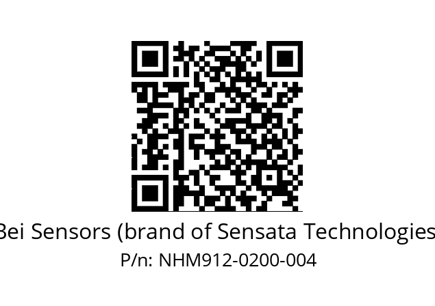  NHM9_12//5VM//C20//V3R020// Bei Sensors (brand of Sensata Technologies) NHM912-0200-004