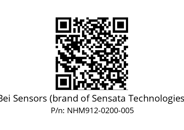  NHM9_12//5V2//C20//V3R020// Bei Sensors (brand of Sensata Technologies) NHM912-0200-005