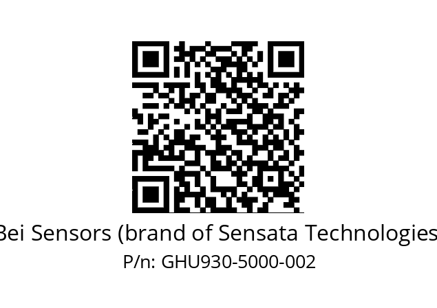  GHU9_30//2G29//05000//G6R// Bei Sensors (brand of Sensata Technologies) GHU930-5000-002