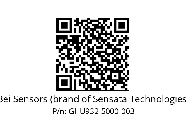  GHU9_32//5G59//05000//G6R// Bei Sensors (brand of Sensata Technologies) GHU932-5000-003