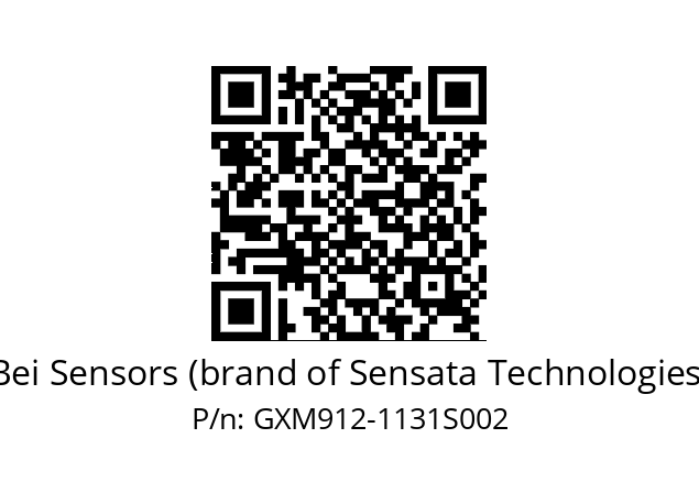  GXM9S12/02/5G57//01131//G3R020// Bei Sensors (brand of Sensata Technologies) GXM912-1131S002