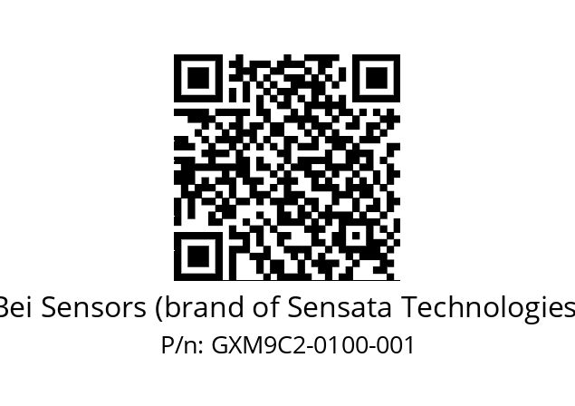  GXM9_C2//5G59//00100//G6R// Bei Sensors (brand of Sensata Technologies) GXM9C2-0100-001