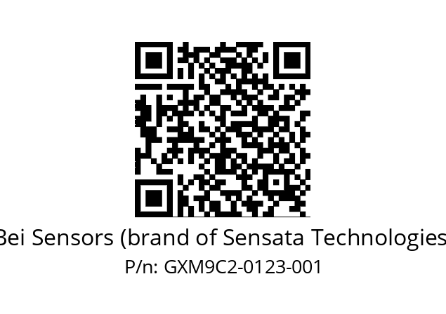  GXM9_C2//5GT9//00123//G3A020// Bei Sensors (brand of Sensata Technologies) GXM9C2-0123-001