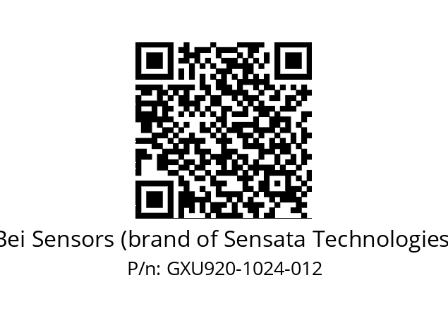  GXU9_20//5GT9//01024//G6R//U0DA-- Bei Sensors (brand of Sensata Technologies) GXU920-1024-012