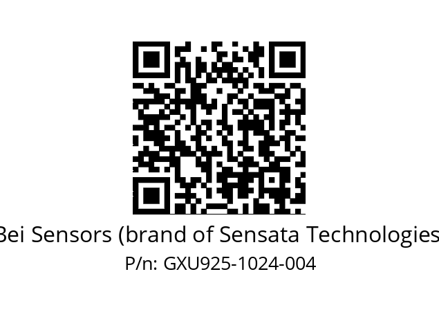  GXU9_25//5G59//01024//G6R//U0DA-- Bei Sensors (brand of Sensata Technologies) GXU925-1024-004