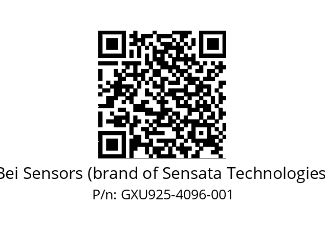  GXU9_25//2G29//04096//G6R//U0---- Bei Sensors (brand of Sensata Technologies) GXU925-4096-001