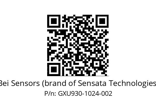  GXU9_30//2G29//01024//G6R// Bei Sensors (brand of Sensata Technologies) GXU930-1024-002