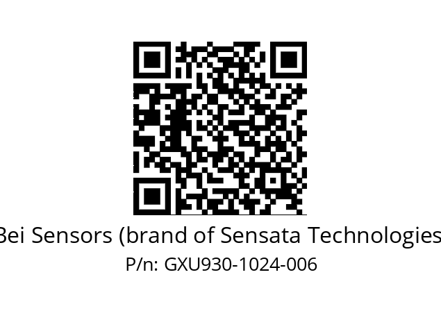  GXU9_30//5G59//01024//G3R010//--D4-- Bei Sensors (brand of Sensata Technologies) GXU930-1024-006