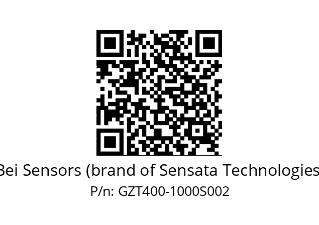  GZT4S00//2G29//01000//G3R005//----17 Bei Sensors (brand of Sensata Technologies) GZT400-1000S002