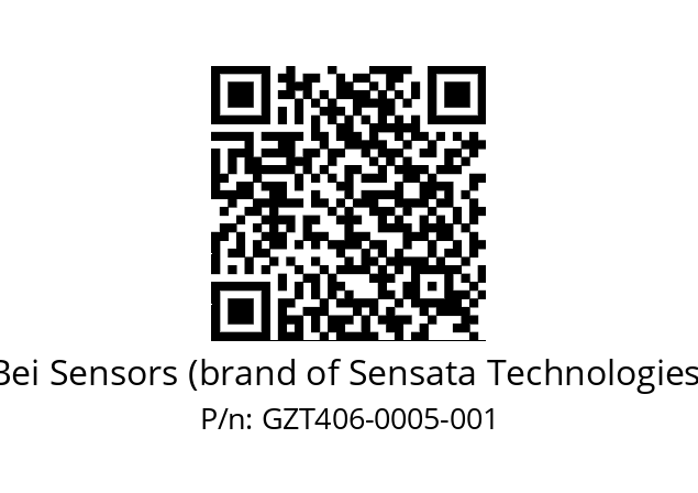  GZT4_06//5G59//00005//G3R005// Bei Sensors (brand of Sensata Technologies) GZT406-0005-001