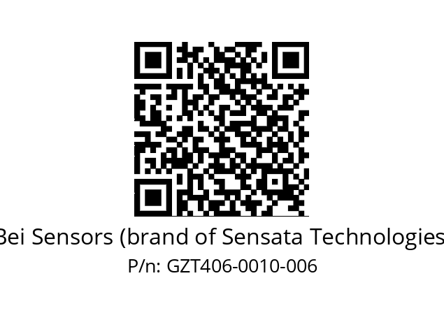  GZT4_06//5G59//00010//G3R020// Bei Sensors (brand of Sensata Technologies) GZT406-0010-006