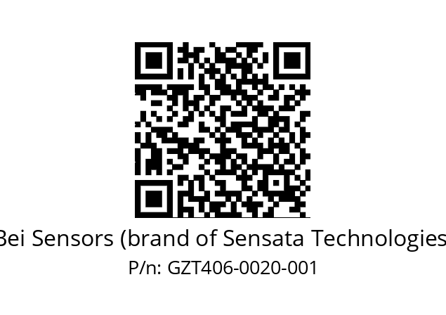  GZT4_06//5G59//00020//G3R005// Bei Sensors (brand of Sensata Technologies) GZT406-0020-001