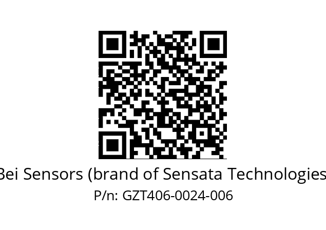  GZT4_06//5G59//00024//G3R030//--D6-- Bei Sensors (brand of Sensata Technologies) GZT406-0024-006