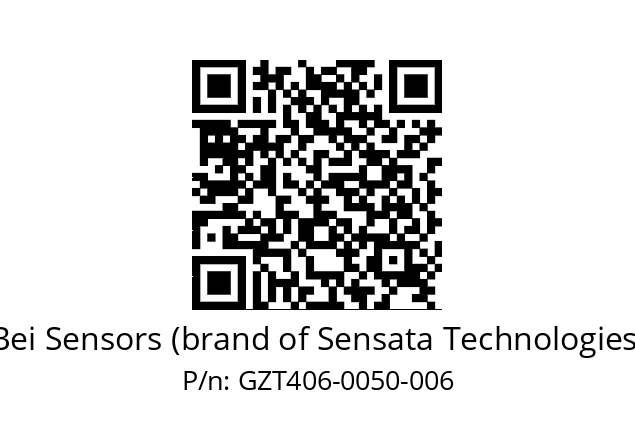  GZT4_06//5G57//00050//G3R005// Bei Sensors (brand of Sensata Technologies) GZT406-0050-006