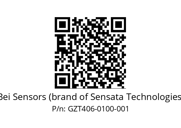  GZT4_06//9G59//00100//G3R005// Bei Sensors (brand of Sensata Technologies) GZT406-0100-001