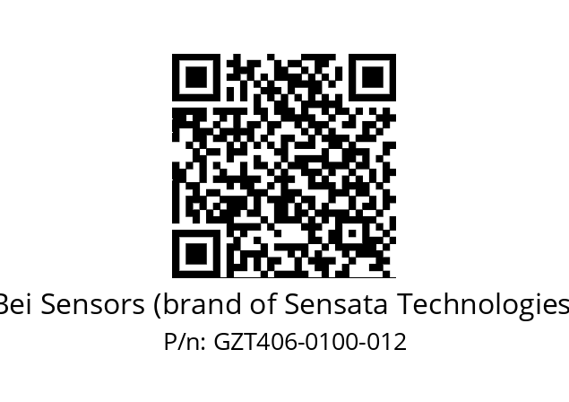  GZT4_06//2G29//00100//G3R020// Bei Sensors (brand of Sensata Technologies) GZT406-0100-012