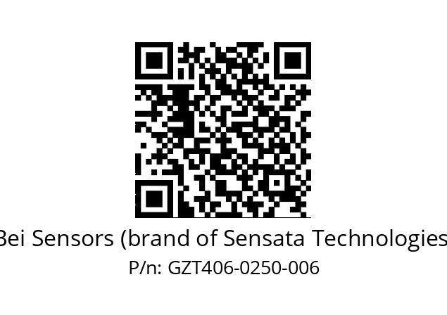  GZT4_06//5G59//00250//G3R020// Bei Sensors (brand of Sensata Technologies) GZT406-0250-006