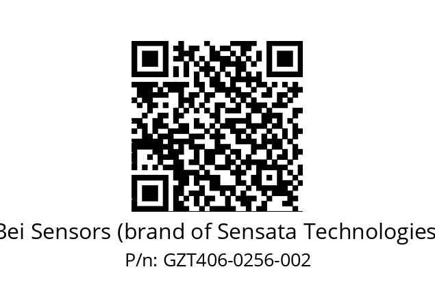  GZT4_06//2G29//00256//G3R035// Bei Sensors (brand of Sensata Technologies) GZT406-0256-002