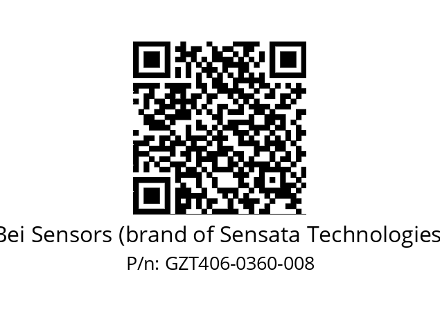  GZT4_06//9G59//00360//G3R030// Bei Sensors (brand of Sensata Technologies) GZT406-0360-008