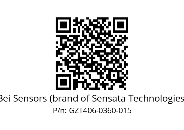  GZT4_06//5G59//00360//G3R070// Bei Sensors (brand of Sensata Technologies) GZT406-0360-015