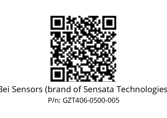  GZT4_06//5G59//00500//G3R020// Bei Sensors (brand of Sensata Technologies) GZT406-0500-005