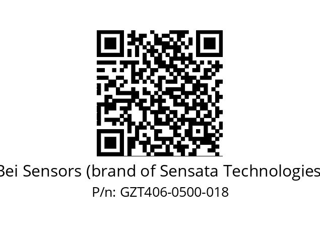  GZT4_06//5G59//00500//G3R150// Bei Sensors (brand of Sensata Technologies) GZT406-0500-018