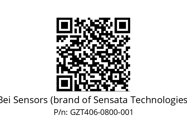  GZT4_06//5G59//00800//G3R020// Bei Sensors (brand of Sensata Technologies) GZT406-0800-001