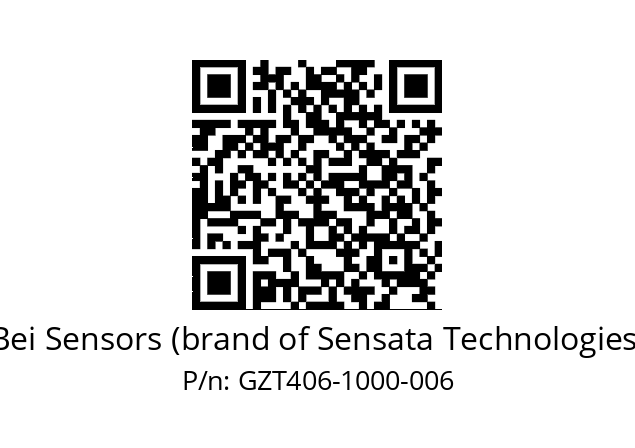  GZT4_06//2G29//01000//G3R030// Bei Sensors (brand of Sensata Technologies) GZT406-1000-006