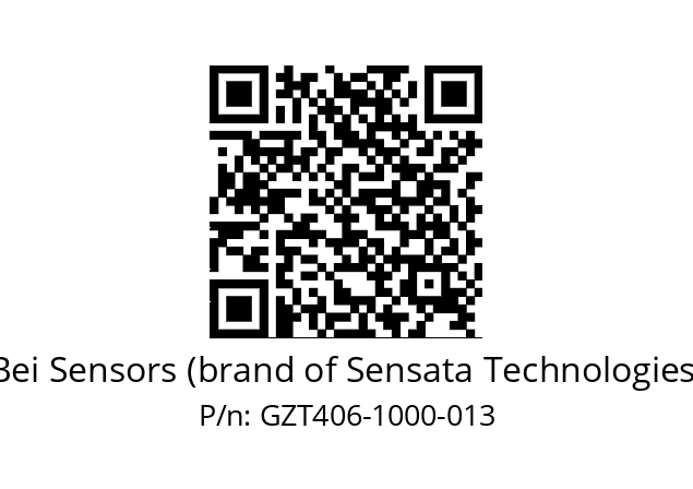  GZT4_06//5G59//01000//T1R050//--S6-- Bei Sensors (brand of Sensata Technologies) GZT406-1000-013