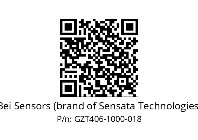  GZT4_06//2G29//01000//G3R020//--D6-- Bei Sensors (brand of Sensata Technologies) GZT406-1000-018