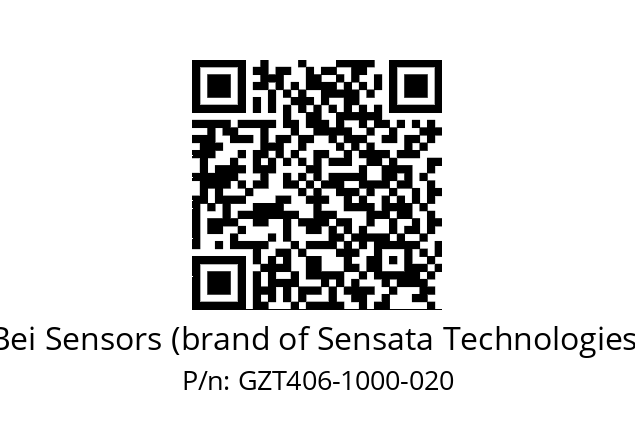  GZT4_06//9G59//01000//G3R020// Bei Sensors (brand of Sensata Technologies) GZT406-1000-020