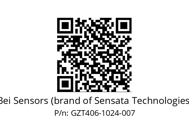  GZT4_06//2G29//01024//G3R100// Bei Sensors (brand of Sensata Technologies) GZT406-1024-007