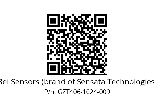  GZT4_06//2G29//01024//G3R010// Bei Sensors (brand of Sensata Technologies) GZT406-1024-009