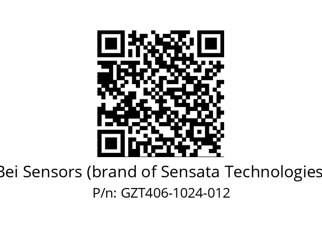  GZT4_06//5G59//01024//T1R020//--S6-- Bei Sensors (brand of Sensata Technologies) GZT406-1024-012