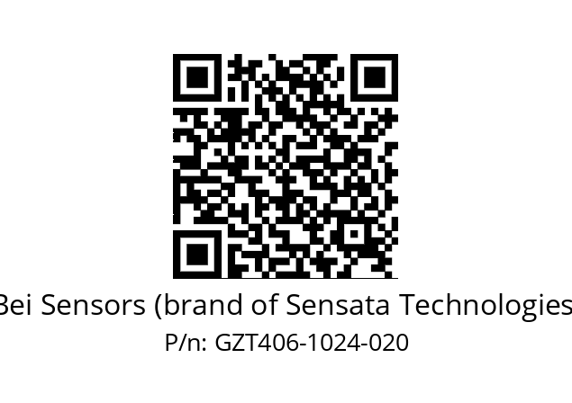  GZT4_06//2G29//01024//G3R020// Bei Sensors (brand of Sensata Technologies) GZT406-1024-020