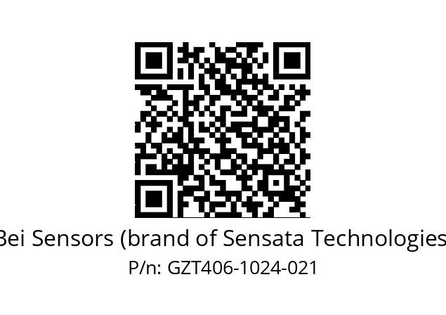  GZT4_06//5G59//01024//G3R020// Bei Sensors (brand of Sensata Technologies) GZT406-1024-021