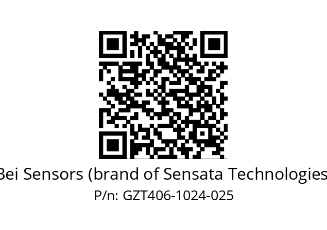  GZT4_06//2G27//01024//G3R005// Bei Sensors (brand of Sensata Technologies) GZT406-1024-025