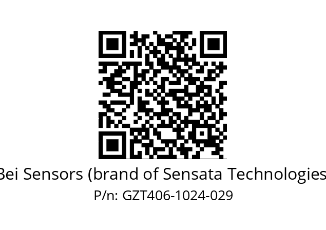  GZT4_06//5G59//01024//G3R005//--S6-- Bei Sensors (brand of Sensata Technologies) GZT406-1024-029