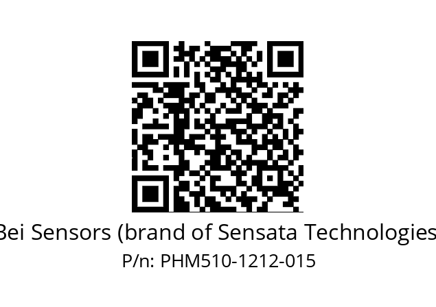  PHM5_10//PSSG//12B12D4//S8R// Bei Sensors (brand of Sensata Technologies) PHM510-1212-015