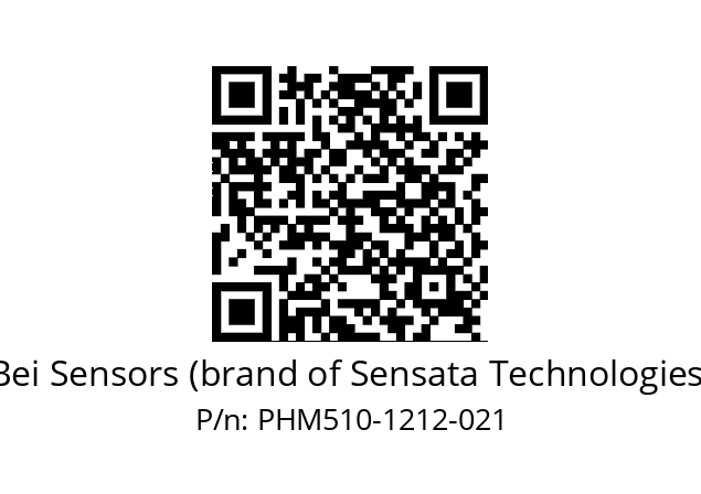  PHM5_10//5S6G//12B12//S3A080// Bei Sensors (brand of Sensata Technologies) PHM510-1212-021