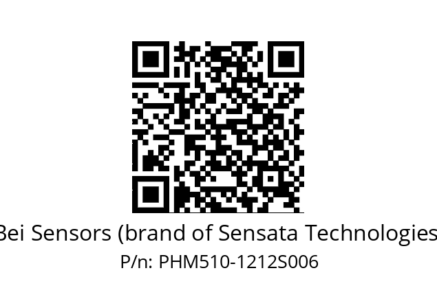  PHM5S10//PS5G//12B12//00A020//----HS Bei Sensors (brand of Sensata Technologies) PHM510-1212S006