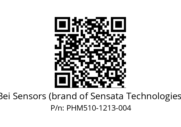  PHM5_10//PSSG//12B13D5//S5R020// Bei Sensors (brand of Sensata Technologies) PHM510-1213-004