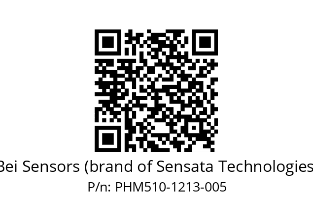  PHM5_10//PSSG//12B13D5//S8R//--03-- Bei Sensors (brand of Sensata Technologies) PHM510-1213-005